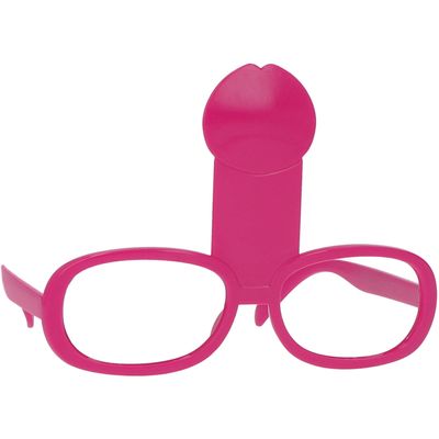 Feestbril Piemel Roze
