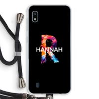 Abstract Spectrum: Samsung Galaxy A10 Transparant Hoesje met koord