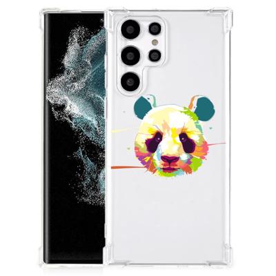 Samsung Galaxy S22 Ultra Stevig | Bumper Hoesje | Panda Color Samsung Galaxy S22 Ultra Stevig | Bumper Hoesje | Panda Color