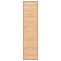 VidaXL Tapijt 80x300 cm bamboe bruin