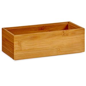 Kast/lade/make-up sorteer organizer bamboe hout bakje 15 x 7 x 5 cm