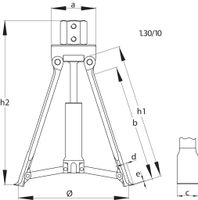 Gedore 8014100 Poelietrekker