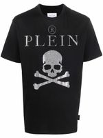 Philipp Plein t-shirt à ornements en cristal - Noir - thumbnail