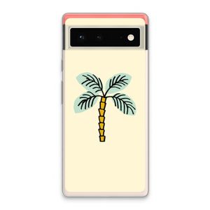 Palmboom: Google Pixel 6 Transparant Hoesje
