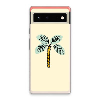 Palmboom: Google Pixel 6 Transparant Hoesje