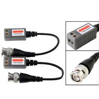 2-delige 1-kanaals passieve video-transceiver (grijs)