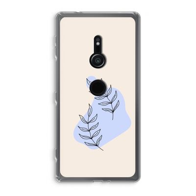 Leaf me if you can: Sony Xperia XZ2 Transparant Hoesje