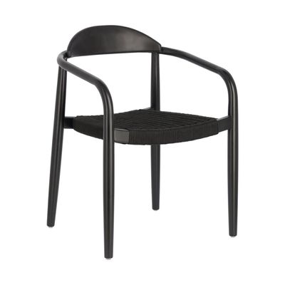 Kave Home Nina armstoel Zwart