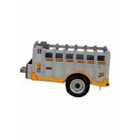 Farmer Toys Aanhanger Tractor Jongens Oranje 12x9,5x5,5 - thumbnail