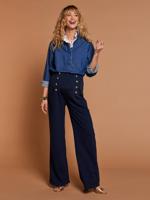 Zwangerschapsbroek voor dames marineblauw