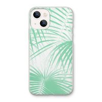Palmbladeren: iPhone 13 mini Transparant Hoesje