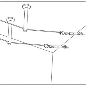 Paulmann 17824 12V-kabelsysteemcomponenten Afbuiger Set van 2 stuks Chroom