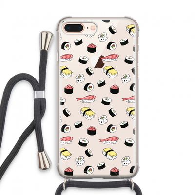 Sushi time: iPhone 7 PLUS Transparant Hoesje met koord