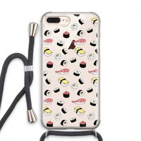 Sushi time: iPhone 7 PLUS Transparant Hoesje met koord