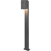 LED Tuinverlichting - Staande Buitenlamp - Trion Avirma - 7W - Warm Wit 3000K - Rechthoek - Mat Antraciet - Aluminium - 100cm - thumbnail