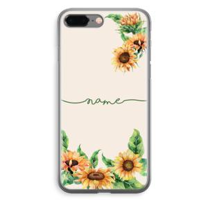 Zonnebloemen: iPhone 8 Plus Transparant Hoesje