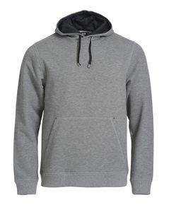 Clique 021041 Classic Hoody - Grijsmelange - XL