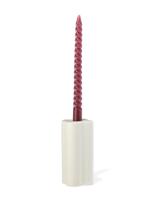 051 Kandelaar L Keramiek Golf Crème (creme)