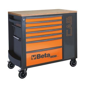 Beta RSC24L-CAB/A Verrijdbare werkbank met 7 laden en afsluitbare kast - 024004477 024004477