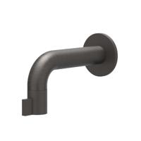 Fonteinkraan IVY Tribe Wand Met Schuimstraalmond Geborsteld Carbon Black PVD