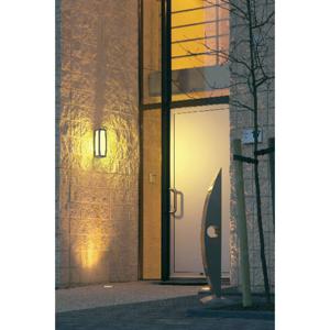 SLV Meridian 230044 Buitenlamp (wand) Spaarlamp, LED E27 20 W Zilver-grijs