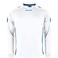 Stanno 411003 Drive Match Shirt LS - White-Royal - XXL - thumbnail