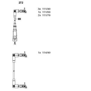 Bremi Bougiekabelset 272