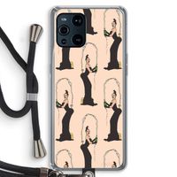 Pop Some Kim: Oppo Find X3 Pro Transparant Hoesje met koord