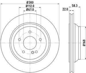 Remschijf Gecoat 54763PRO 8DD355115391