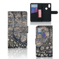 Xiaomi Mi Mix 2s | Telefoonhoesje | Met pasjeshouder | Krokodillenprint