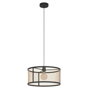 EGLO Dellow hanglamp - E27 - Ø 32 cm - Zwart/Goud