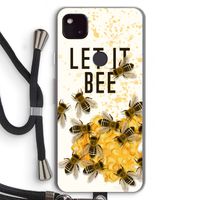 Let it bee: Pixel 4a 5G Transparant Hoesje met koord