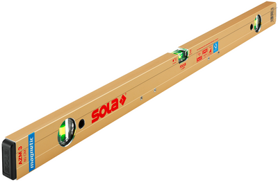 SOLA Alu Blokwaterpas AZM3/180Nd 180cm 3 libellen 0,50mm/m magnetisch - 01823601