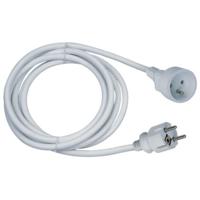 Verlengsnoer - GAO - 16A - 3m kabel - Wit - Robuust en flexibel
