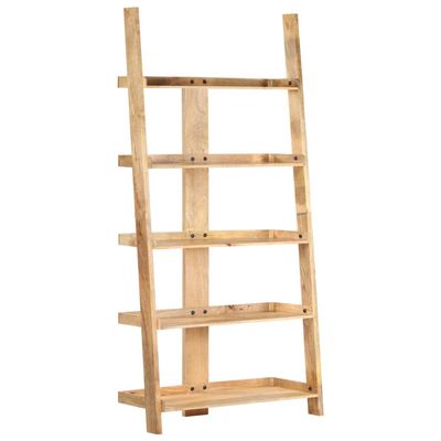 Vidaxl Boekenkast Met 5 Schappen 90x37x180 Cm Massief Mangohout