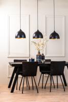 Light & Living Landelijke hanglampKylie 3-lichts zwart - 3077812