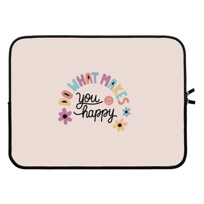Happy days: Laptop sleeve 15 inch