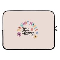 Happy days: Laptop sleeve 15 inch