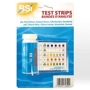 50x BSi Test strips voor waterkwaliteit controle   -