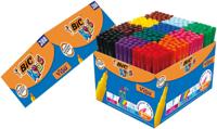 Kleurstift bickids visa schoolbox f assorti | 120 stuks