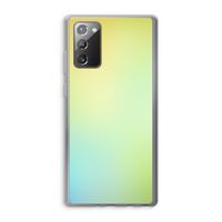 Minty mist pastel: Samsung Galaxy Note 20 / Note 20 5G Transparant Hoesje