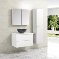 Badkamermeubel Finn 100x59x45cm Wit Glans met Topblad