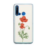 Red poppy: Huawei P20 Lite (2019) Transparant Hoesje