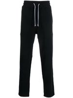 Brunello Cucinelli pantalon de jogging en coton à coupe droite - Noir