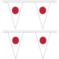 2x stuks japan landen punt vlaggetjes 5 meter