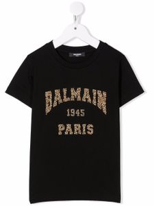 Balmain Kids t-shirt à logo - Noir