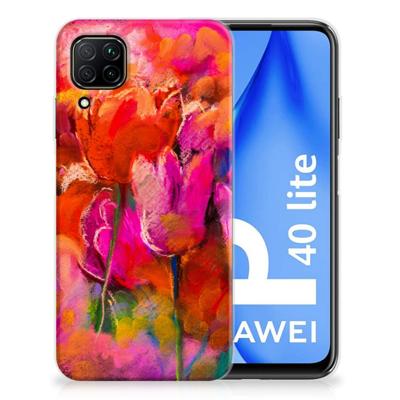 Smartphone hoesje Huawei P40 Lite Tulips Smartphone hoesje Huawei P40 Lite Tulips