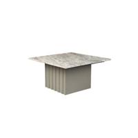 Dutchbone Clayton Salontafel Vierkant 60x60 cm Marmer - Beige