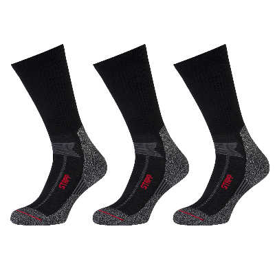 STAPP Wandelsokken Techno Boston All Season 3-pack Zwart-43/46