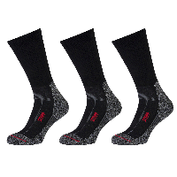 STAPP Wandelsokken Techno Boston All Season 3-pack Zwart-35/38 STAPP Wandelsokken Techno Boston All Season 3-pack Zwart-35/38